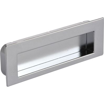 SIRO Muschelgriff Nicola B 112, inlassmaß 106,5x31mm zink verchromt poliert