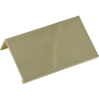 SIRO Griffleiste Crevan Lochabstand 48mm Länge 70mm Aluminium vermessingt poliert