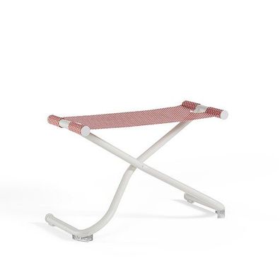 Hocker Snooze in matt white/ red Stahl/100% Polychlorid Emu-Tex