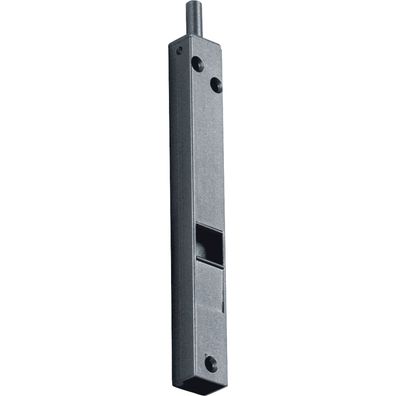 Strenger Kantenriegel U-Gehäuse mit Griffschieber eckig 100x14x11mm verzinkt