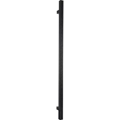 Halcö Stoßgriff HT 30x30x1400mm Stahl verzinkt schwarz passiviert