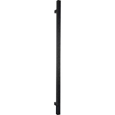 Halcö Stoßgriff HT 30x30x1000mm Stahl verzinkt schwarz passiviert