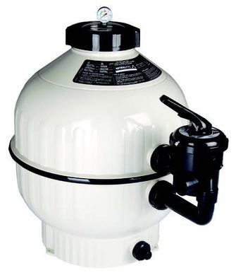 Cantabric Poolfilter Side mount mit Ventil 600 mm für 60 m³ Pools