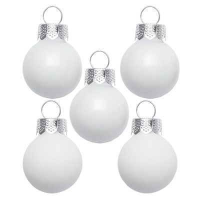 Mini-Kugeln 25 Stk 2cm Pure White