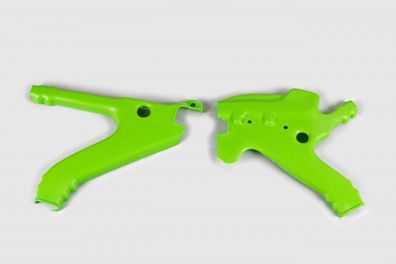 Rahmenschutz Rahmenprotektor frame guard passt an Kawasaki Kx 125 250 1991 gr?n