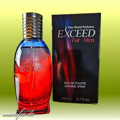 Eau de Toilette Exceed for Men, 100 ml, Natural Spray Art.-Nr. 43140