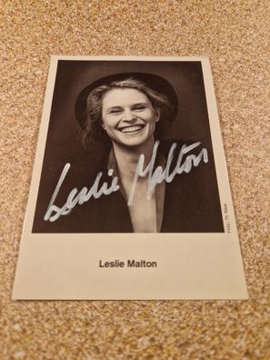 Leslie Malton Autogramm ca. 10x15 cm (##1243)