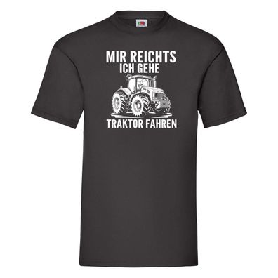 Traktor fahren | Landwirt | Bauer | Traktor T-Shirt Schwarz