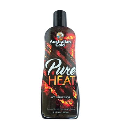 Australian Gold/ Pure Heat "Tingle" 250ml/ Solariumkosmetik/ Bräunungslotion