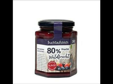Sukrin 6x Fruchtaufstrich Waldfrucht 260g 260g