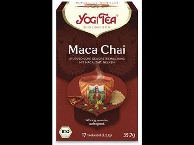 Yogi Tea®, Yogi Tea GmbH 6x Yogi Tea® Maca Chai Bio 17x2,1g