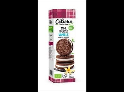 Céliane 6x Doppelkekse mit Vanillefüllung 125g