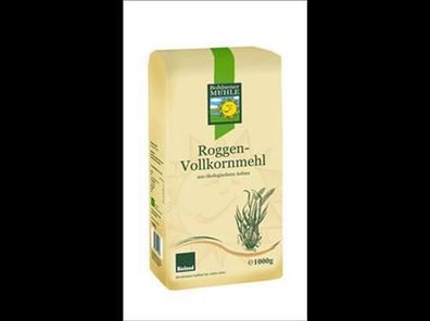 Bohlsener Mühle 3x Roggenvollkornmehl 1kg
