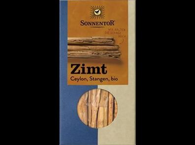 Sonnentor 6x Zimtstangen (Sorte Ceylon), Packung 18g