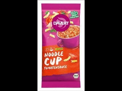 Davert 3x Noodle-Cup Tomatensauce 67g 67g