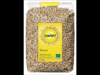 Davert 6x Weizen Bioland, 1kg 1kg