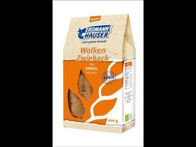 ErdmannHAUSER Getreideprodukte GmbH 3x ErdmannHAUSER demeter Wolken Zwieback aus