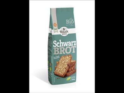 Bauck Mühle 3x Schwarzbrot glutenfrei Bio 500g