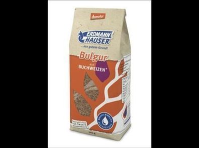 ErdmannHAUSER Getreideprodukte GmbH 6x demeter Bulgur aus hydrothermisch aufgesch