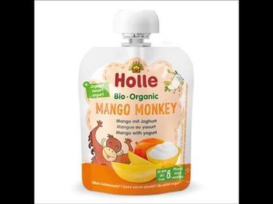 Holle 6x Mango Monkey - Mango mit Joghurt 85g