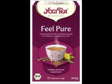 Yogi Tea®, Yogi Tea GmbH Yogi Tea® Feel Pure Bio 17x1,8g