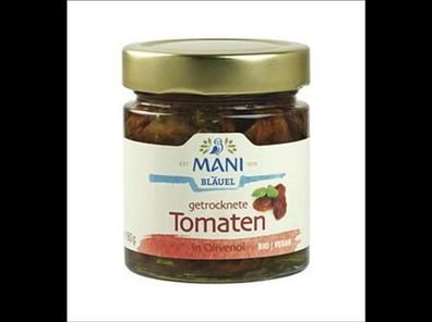 MANI® 6x MANI Getrocknete Tomaten in Olivenöl, bio 180g