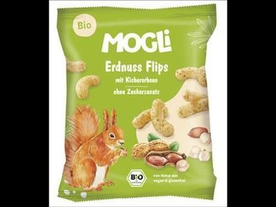 Mogli 3x Bio Reis-Kichererbsen-Erdnüsse Extrudat 30g