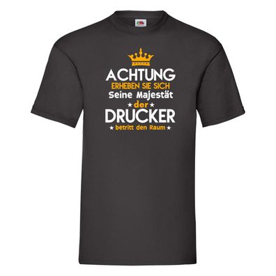 Erheben Sie sich: Drucker | Büro | Druckerei T-Shirt Schwarz