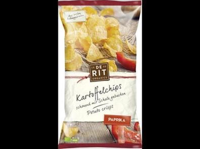 deRit 6x Kartoffelchips Paprika 125g