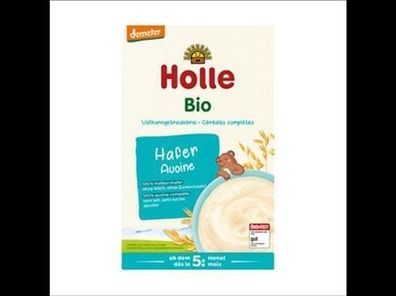 Holle 3x Bio-Vollkorngetreidebrei Hafer 250g