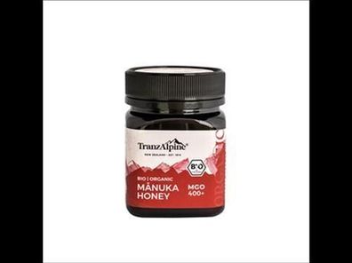 HOYER TranzAlpine Bio Manukahonig MGO 400+ 250g
