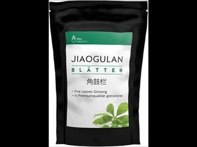 GESUND & Leben Reformqualität seit 1995 3x doc nature’s Jiaogulan Blätter, lose 75g