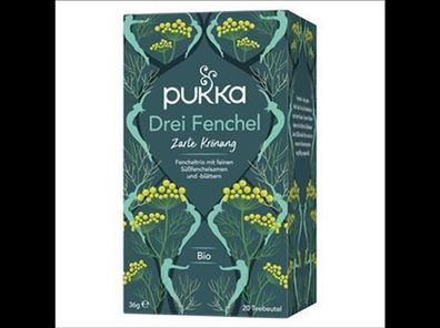 Pukka Pukka Bio-Kräutertee Drei Fenchel, 20 Teebeutel 20 x1,8g
