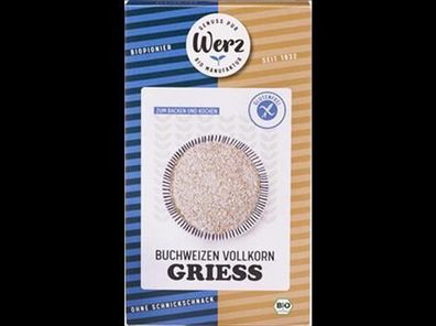 Naturkornmühle Werz Buchweizen Vollkorn Grieß, glutenfrei 250g