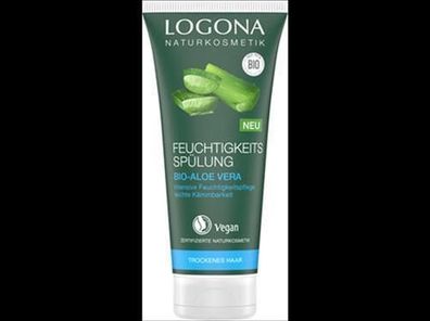 Logona 6x Feuchtigkeits Spülung Bio-Aloe Vera 200ml