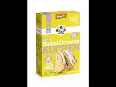 Bauck Mühle 3x Dinkel Zitronenkuchen Demeter 485g