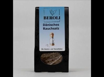 Bio Beroli 6x Gourmetsalz Dänisches Rauchsalz Beroli 75g