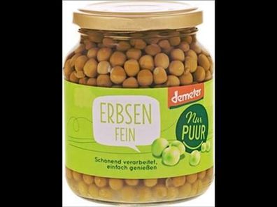 Nur Puur 6x Erbsen Demeter 350g