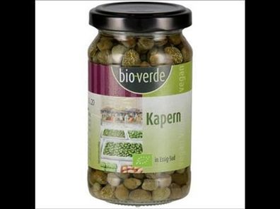 bio-verde 6x Kapern in Essig-Sud 180 g, Abtropfgewicht 100 g 180g