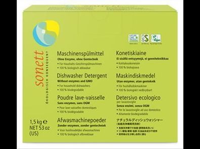SONETT 3x Maschinenspülmittel 1,5kg