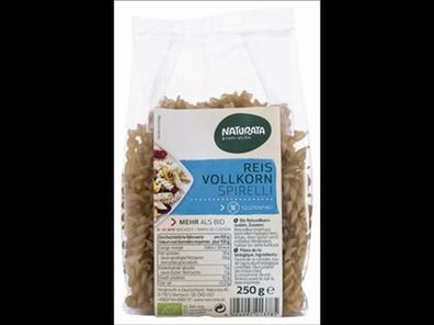 Naturata 6x Spirelli, Reis Vollkorn 250g