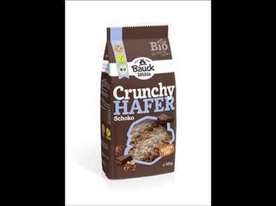 Bauck Mühle 6x Hafer Crunchy Schoko gf Bio 325g