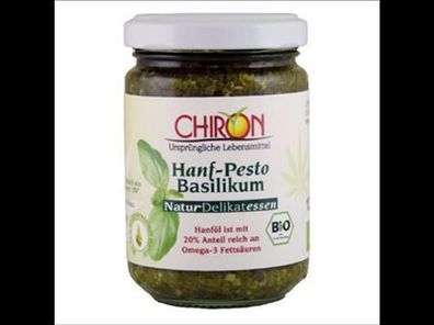 CHIRON 6x Hanfpesto Basilikum 130g
