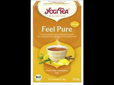 Yogi Tea®, Yogi Tea GmbH Yogi Tea® Feel Pure Zitrone Bio 17x1,8g