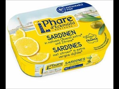 Phare d´Eckmühl Sardinen mit Olivenöl und Zitrone 135g