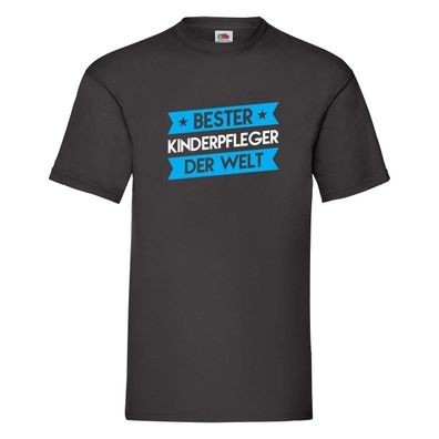 Weltbester: Kinderpfleger | Pfleger | Kinder | Pflegeberuf T-Shirt Schwarz