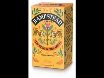 Hampstead Tea Organic Turmeric and Cinnamon Infusion 50g