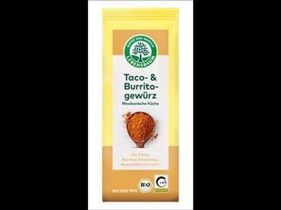 Lebensbaum 3x Taco- u. Burritogewürz 50g