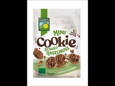 Bohlsener Mühle 6x Mini Cookie Schoko Haselnuss 125g