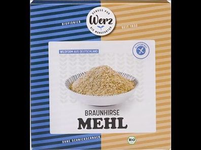 Naturkornmühle Werz 3x Braunhirse Mehl, glutenfrei 500g